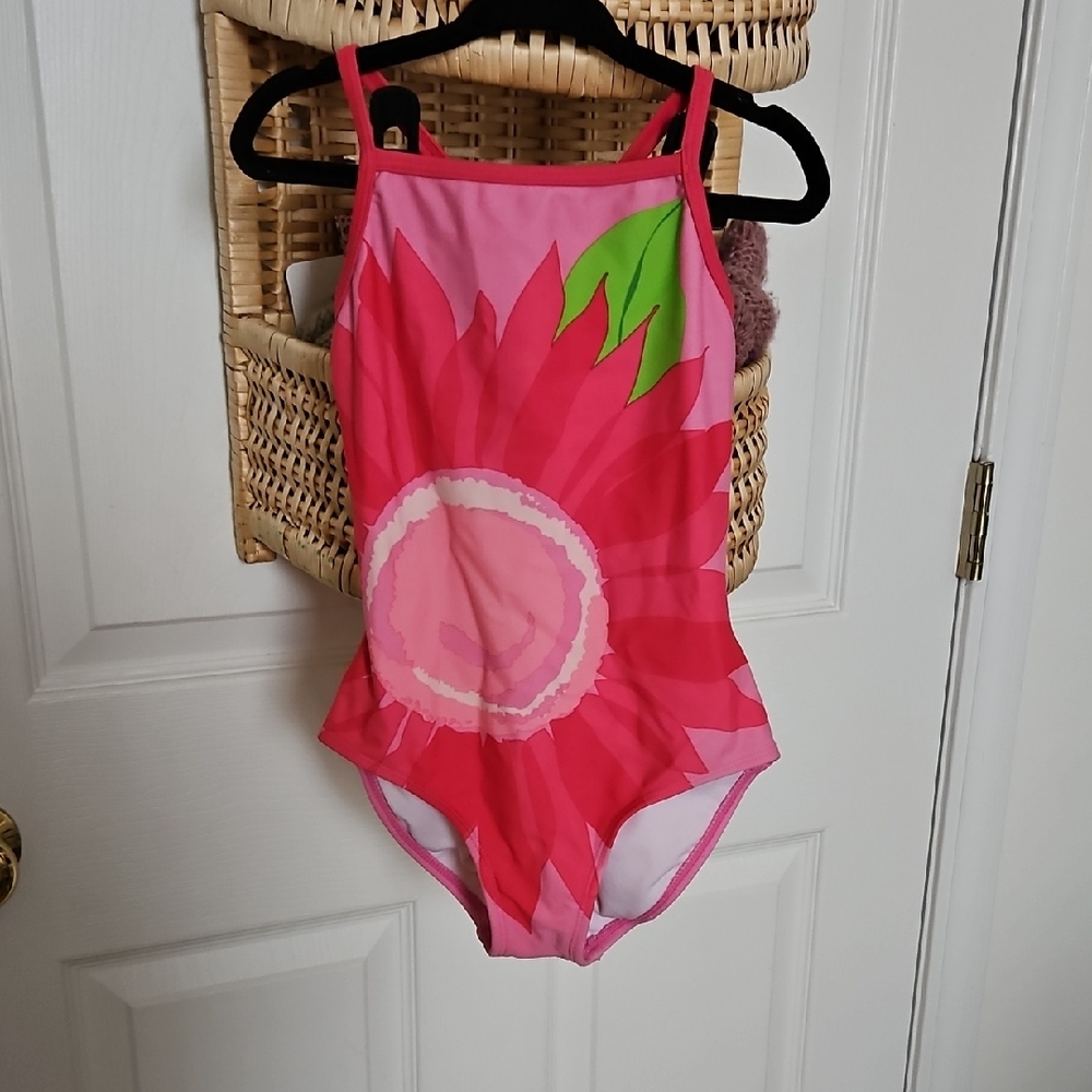 Hanna Andersson Pink and Red Swimsuit